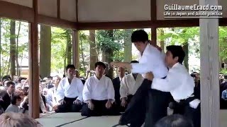 preview picture of video 'Aikido - Mitsuteru Ueshiba demonstration at Aiki-jinja Taisai 2012'