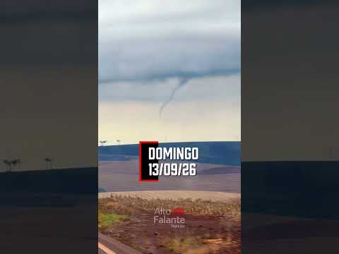 Formação de nuvem funil em Iracema do Oeste | PR