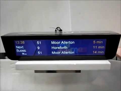 comment ouvrir les panneaux d'affichage d'un arret de bus