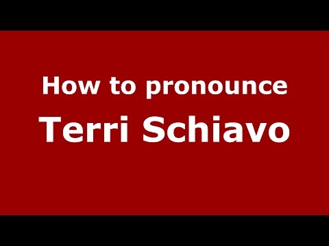 How to pronounce Terri Schiavo (American English/US) - PronounceNames.com