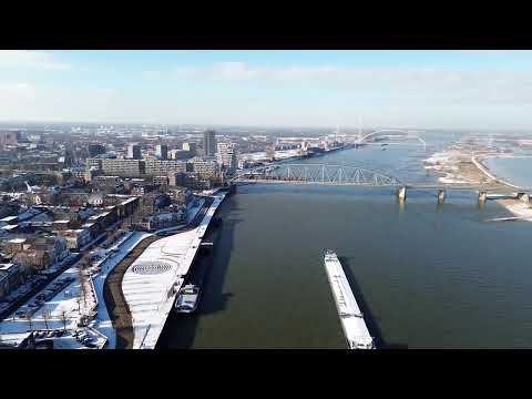 2024 Dronebeelden 4K - Waalkade Nijmegen, the Netherlands | by DroneByMayCai
