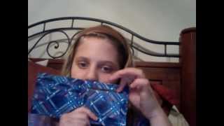 Blue plaid duct tape and Blue plaid wallet