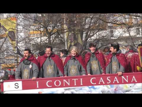I Conti Casana carro da getto - Carnevale Ivrea 2017