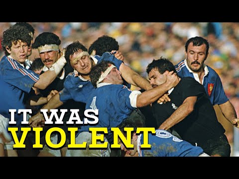 Rugby's Most Violent Match | France vs All Blacks 1986 "The Battle of Nantes"
