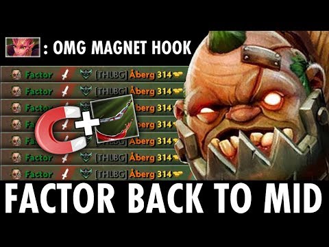 FACTOR PUDGE MID vs OD! OMG EPIC Magnet Hook EVER | Genius Pudge