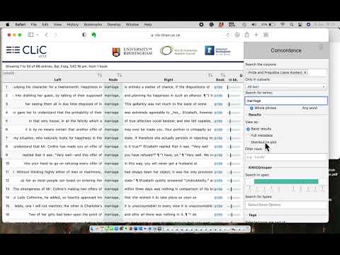 How to view your concordance results as a distribution plot on the CLiC Web App