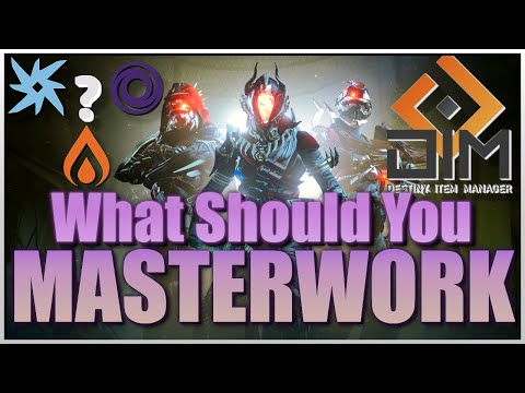 What Should You MASTERWORK? | Destiny 2 | Vault Cleanup and Beyond Light Mod System Guide!