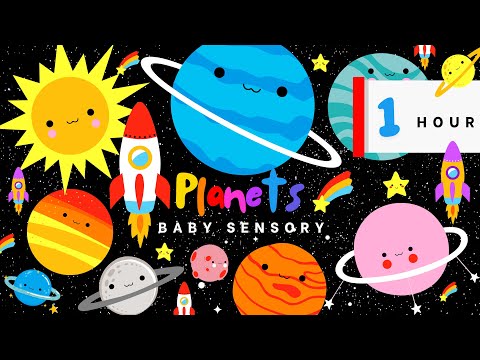 Dancing Planets: Magical Space Adventure - Baby Sensory with Colorful Rockets, Planets [0-2 Yrs]