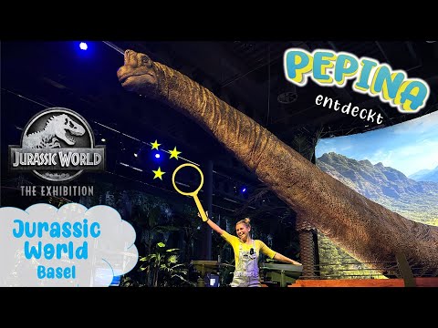 🦕 Dinosaurier streicheln 🦖 Pepina entdeckt Jurassic World und trifft einen T-Rex & einen Brachio 🔍