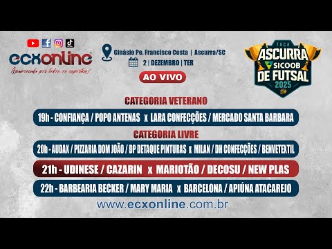 TAÇA ASCURRA "SICOOB DE FUTSAL" 2025 - 4ª RODADA
