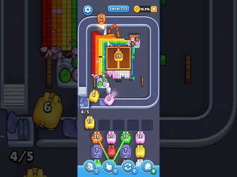 Pixel Flow Level 735 Walkthrough