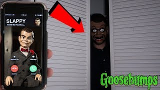 (THE CURSE OF SLAPPY) CALLING SLAPPY THE DUMMY ON FACETIME AT 3AM | DONT SUMMON SLAPPY AT 3AM