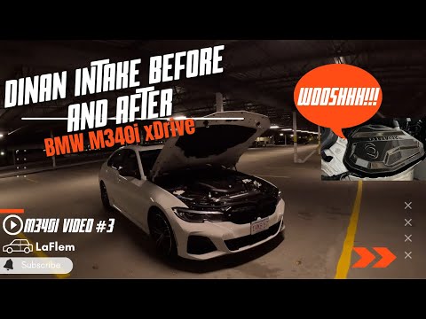 Dinan Intake Before & After | 2020 BMW M340i xdrive