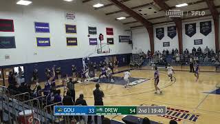 Goucher Men's Basketball at Drew 1/20/24