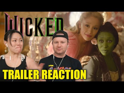 Wicked Official Trailer | Reaction & Review | Cynthia Erivo | Ariana Grande