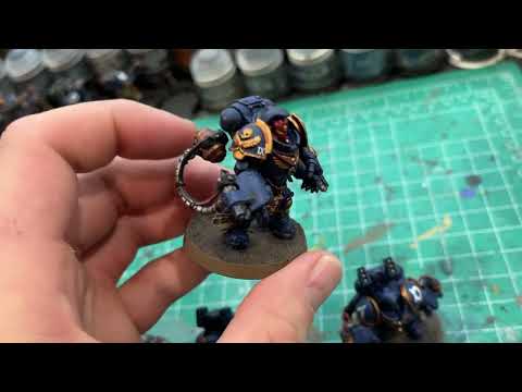 Painting and Magnetizing the Aggressor Squad for the Ultramarines  - Warhammer 40k