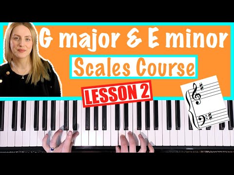 How to play G major & E minor Piano Scale [SCALES COURSE Lesson 2]