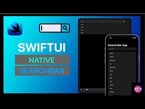 Build Native SearchBar in NavigationBar using SwiftUI | UISearchBar