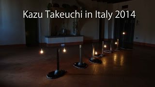 preview picture of video 'Kazu Takeuchi in Italy 2014  武内カズノリ イタリア展'