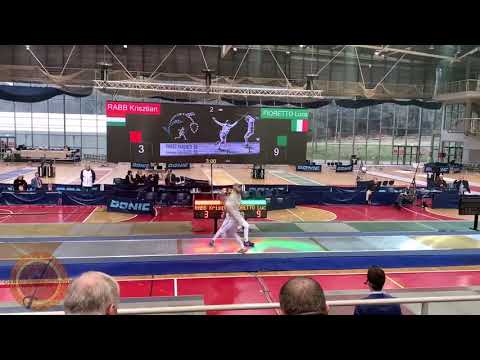 Porec European Championships JMS 2020 - L4 - Rabb HUN v Fioretto ITA