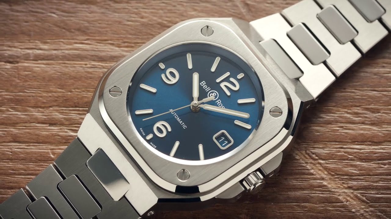 Bell and Ross BR 05 BR05A-BLU-ST/SST Video thumbnail