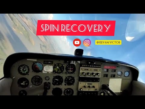 Cessna 172 Spin recovery II 2020