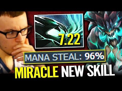 WTF IMBA!? 96% MANA STEAL - Miracle [Outworld Devourer] Hard Carry Mid 7.22 Dota 2