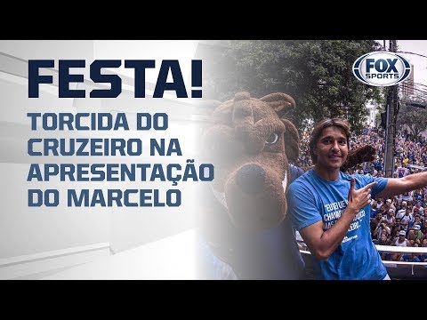 TORCIDA DO CRUZEIRO FAZ FESTA NA APRESENTAÇÃO DO MARCELO MORENO!