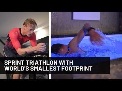 sprint triathlon with world's smallest footprint