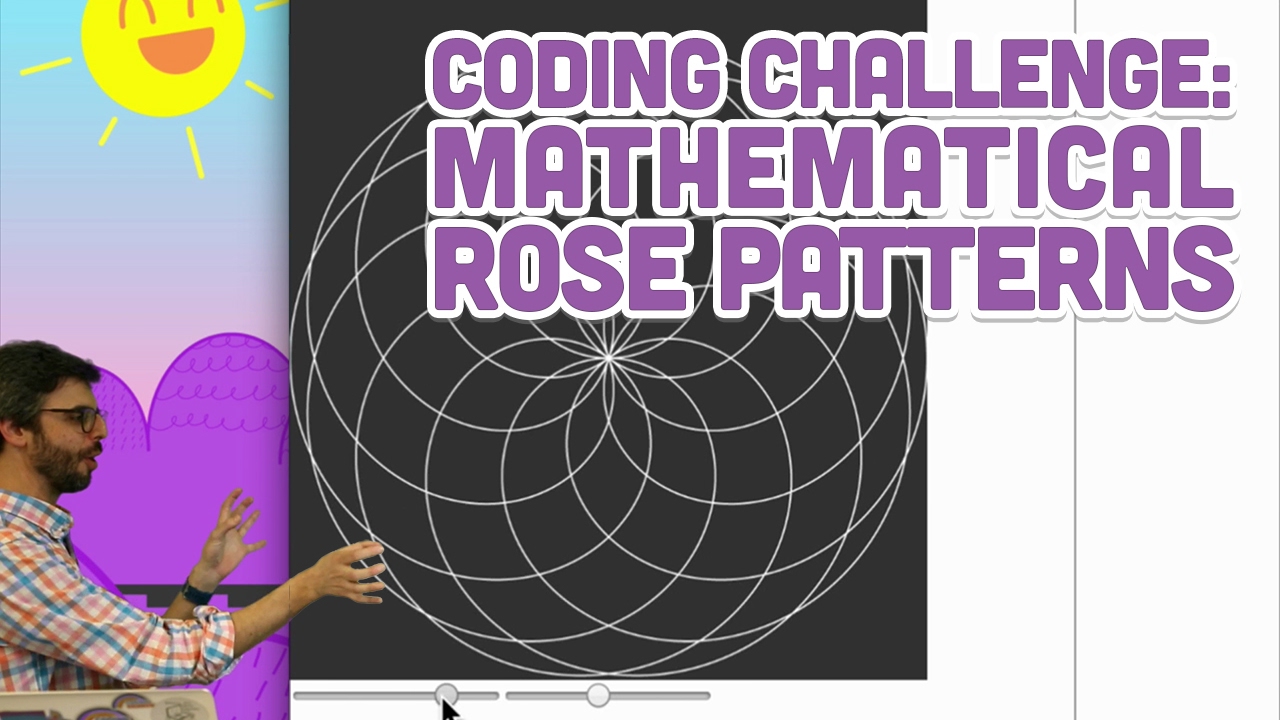 Coding Challenge #55: Mathematical Rose Patterns
