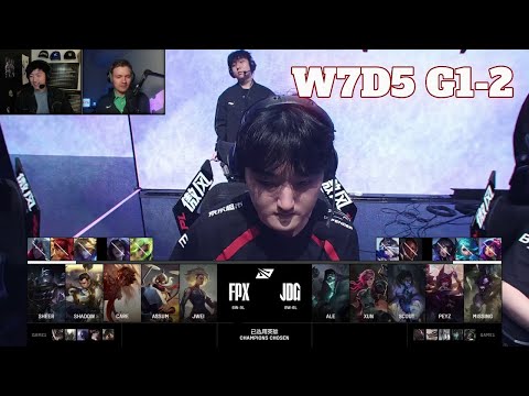 FPX vs JDG - Game 2 | Week 7 Day 5 LPL Spring 2025 Split 2 | FunPlus Phoenix vs JD Gaming G2 full