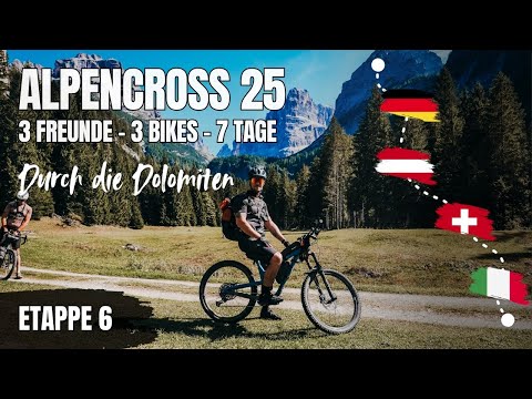 3 friends, 3 bikes, 4 countries - Alpencross 2025 - Stage 6: Through the Dolomites #transalp