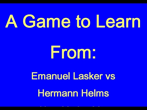 Emanuel Lasker vs Hermann Helms: New York 1894