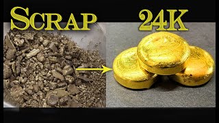 I Don’t Normally Refine Scrap Gold… But This Turned Into Pure 24K