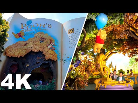 Pooh's Hunny Hunt [On-Ride with Queue 4K POV] - Tokyo Disneyland