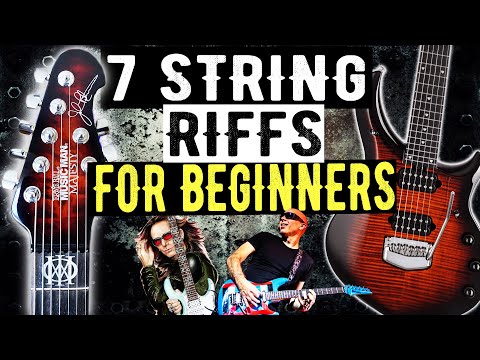 7 String Guitar Riffs For BEGINNERS