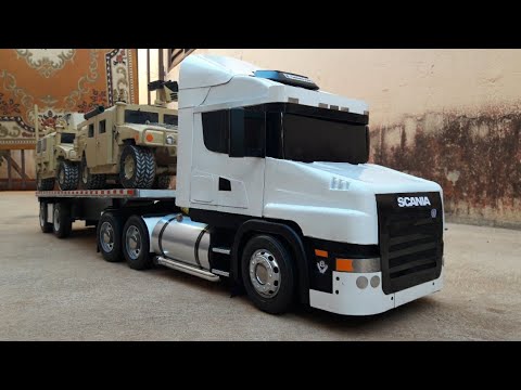 Scania 124 escala 1/14 de papelão @edworldminiaturas