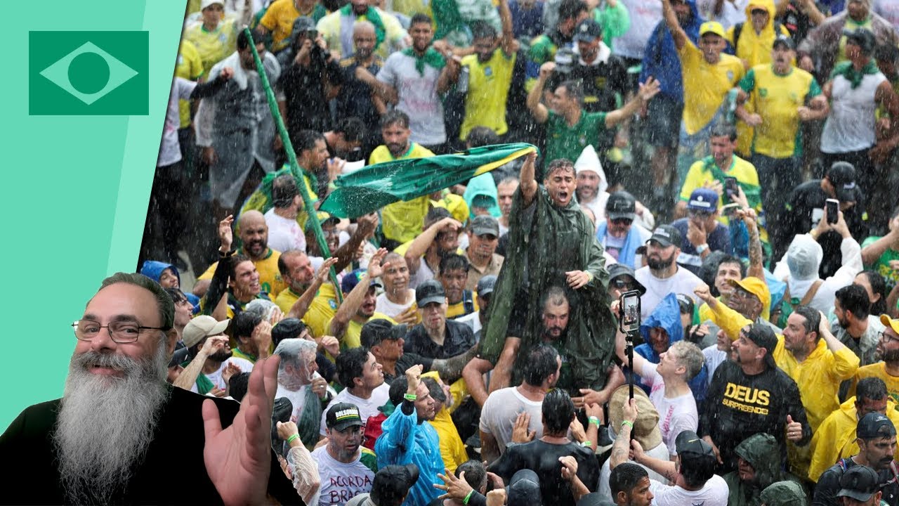 NIKOLAS faz HISTÓRIA com ENCONTRO HOJE na PRAÇA do CRUZEIRO: CHUVA TORRENCIAL para LIMPAR BRASÍLIA