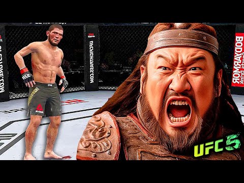 Khabib Nurmagomedov vs. Genghis Khan (EA sports UFC 5)
