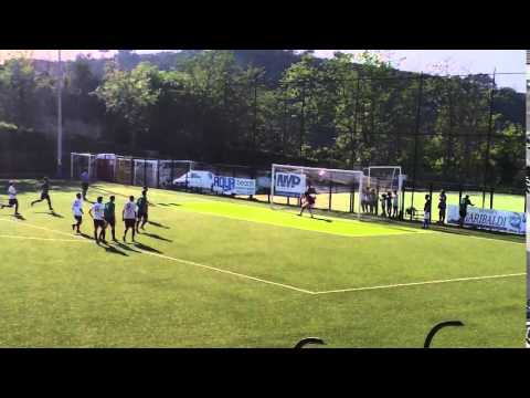 Virtus Baia - Real Rovigliano 4-0, gol di Fabrizio Di Fraia su rigore