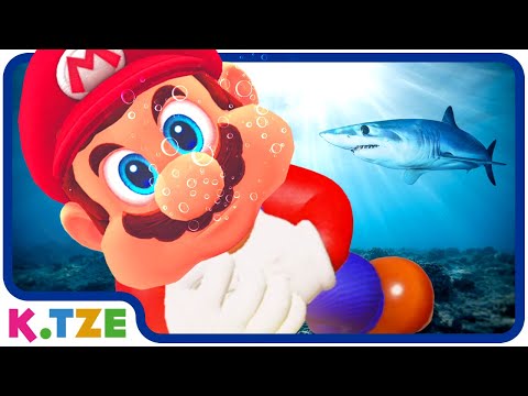 ALMOST drowned while diving 😱😵 Super Mario Odyssey Story