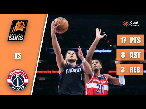 Devin Booker - 17 Points, 8 Assists, 3 Rebounds vs Wizards - 2025-26 Regular Season