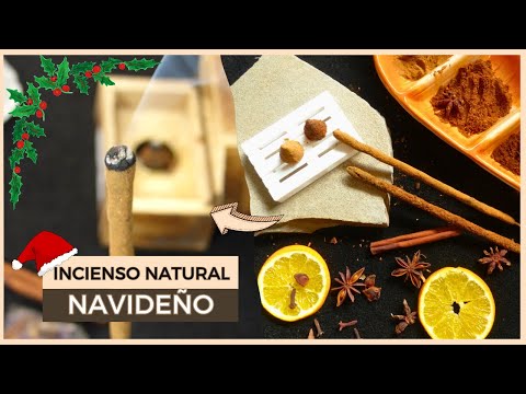 How to make natural incense with spices and plants: CHRISTMAS INCENSE 🍊​🎄​✨​
