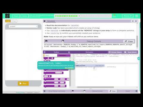 Unit 5 - Lesson 13 #14: Removing Items
