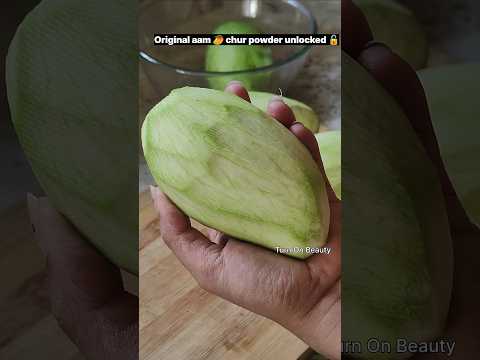 Original amchur🥭powder trick unlocked🔓in easy way #amchur #aam #mango #powder #shorts #shortsfeed