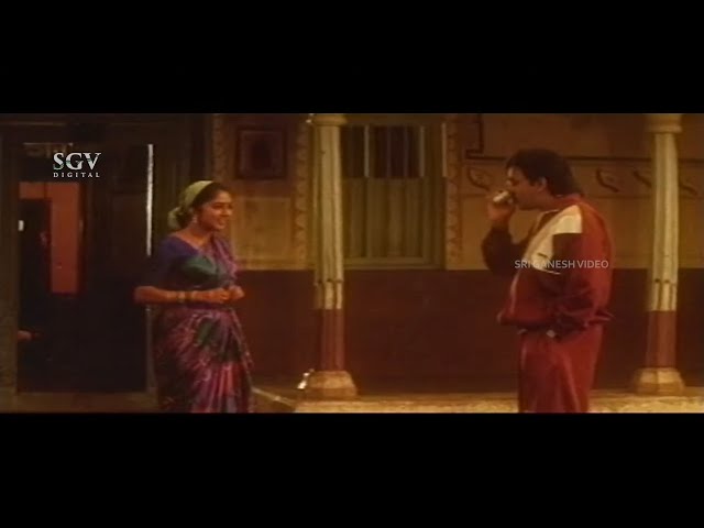 ರಮೇಶ್'ಗೆ ಸಕ್ಕರೆ ಹಾಕದೆ ಕಾಫಿ ಕೊಟ್ಟ ಶಿಲ್ಪ | Megha Banthu Megha Kannada Movie Scene
