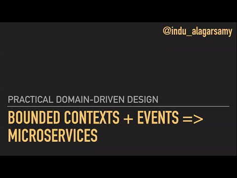 Practical DDD: Bounded Contexts + Events = Microservices