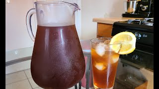How to make Homemade Iced Tea (Sweetened and Sugar Free recipe)