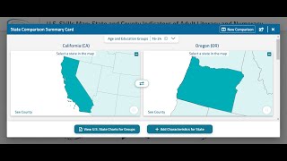 Age & Education Sub-groups: U.S. PIAAC Skills Map Tutorial Video