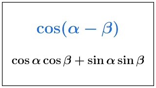 Cosine of the Difference of Two Angles